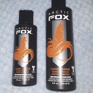 New Artic Fox sunset orange hair color